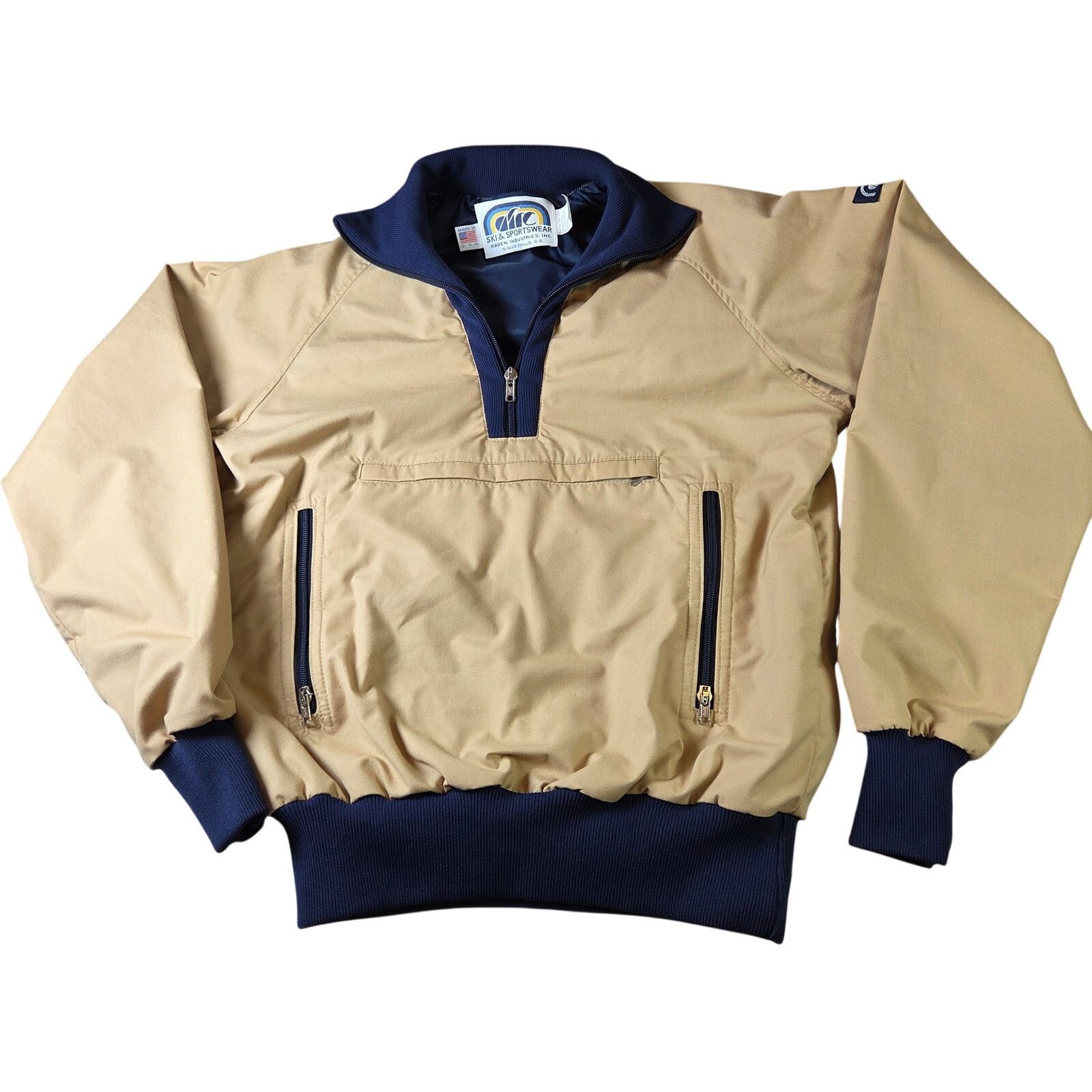 Vintage AMC Ski & Sportswear Vintage 1/4 Zip Jacket Made in USA M Size US M / EU 48-50 / 2 - 1 Thumbnail