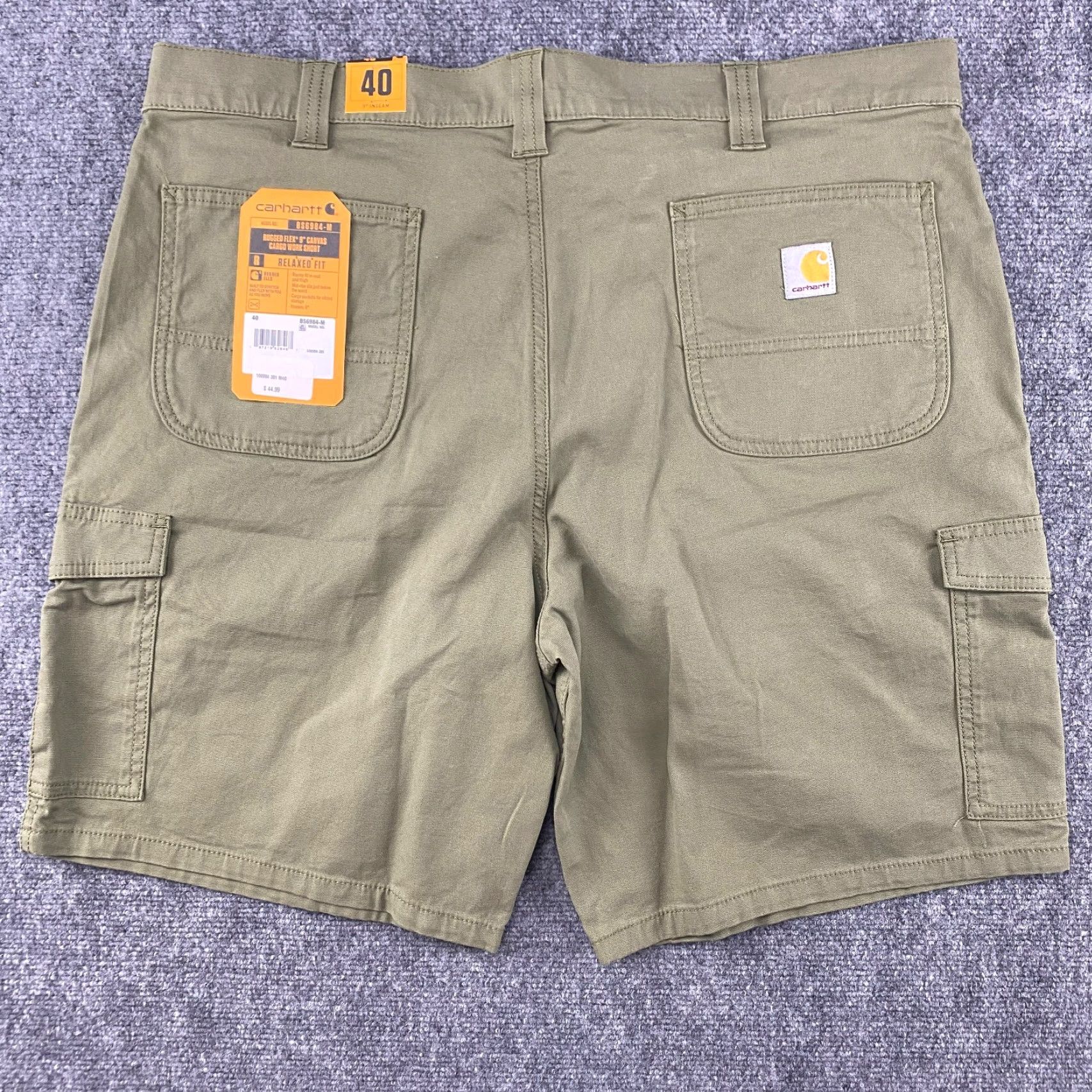 Carhartt Carhartt Rugged Flex Cargo Work Shorts Mens 40 Green Relaxed Fit Canvas 9" NWT Size US 40 / EU 56 - 5 Thumbnail