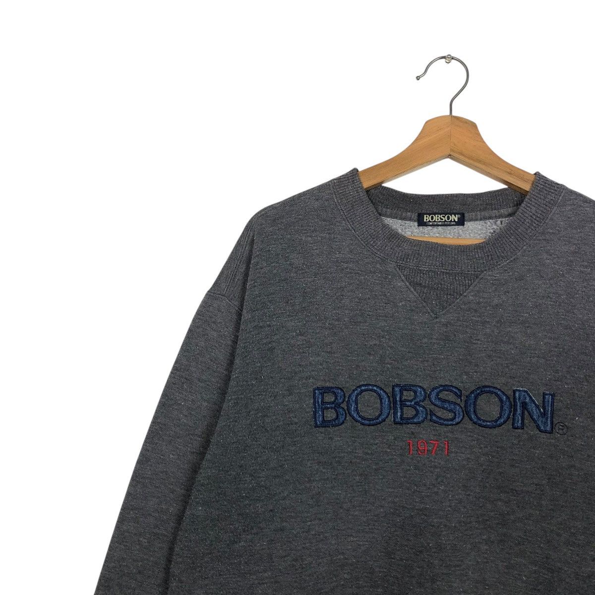 Japanese Brand 🔥VINTAGE SWEATSHIRT BOBSON 1971 BIG LOGO ISSEY MIYAKE Size US M / EU 48-50 / 2 - 9 Thumbnail