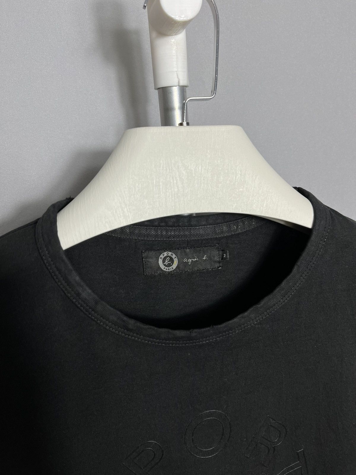 agnes b. Agnes B. Sport Paris Black men’s cotton shorts sleeve crew Size US M / EU 48-50 / 2 - 2 Thumbnail