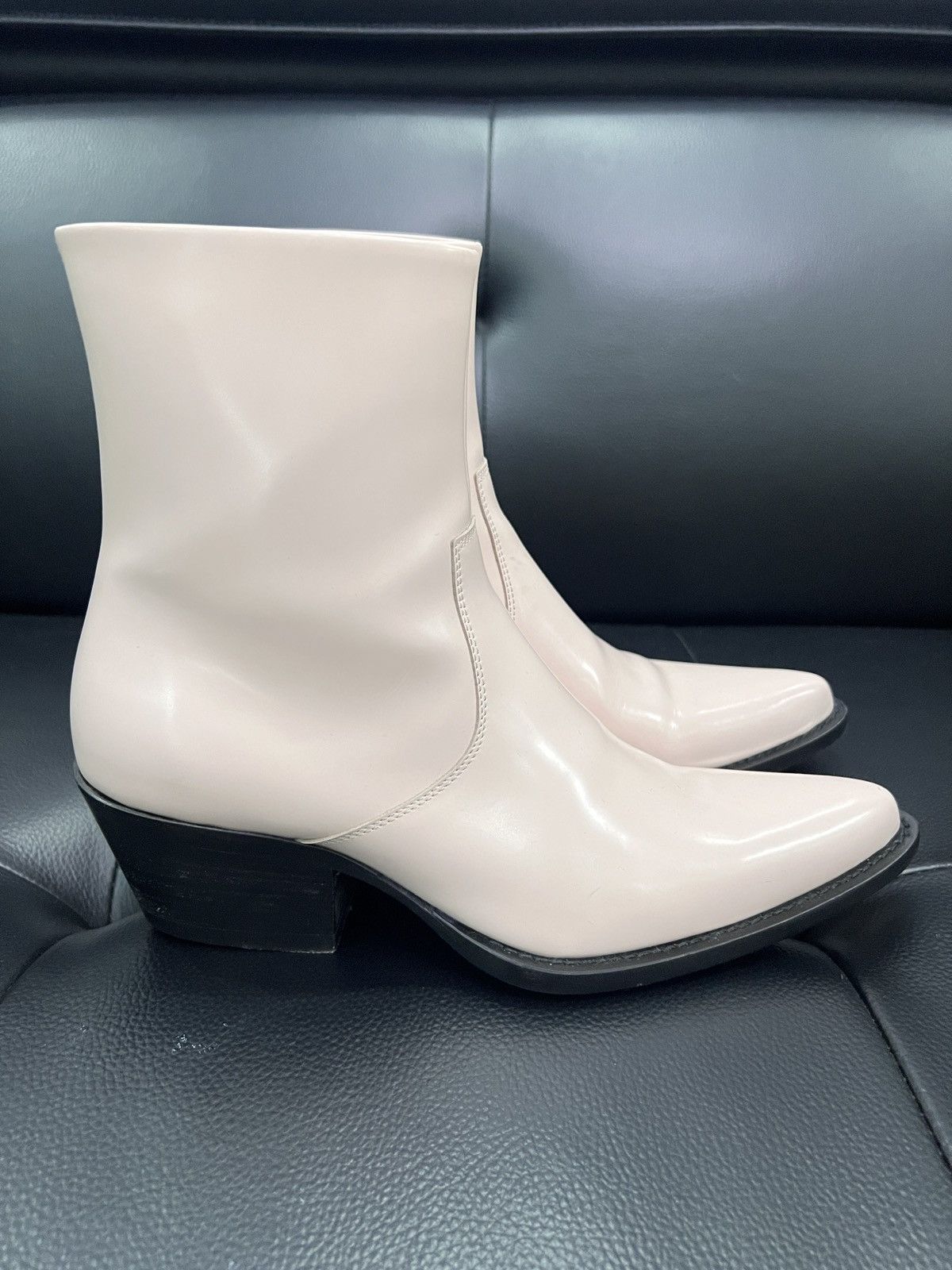 Calvin Klein 205W39NYC CALVIN KLEIN 205W39NYC by Raf Simons Pointed-Toe Western Boo Size US 7 / EU 40 - 6 Thumbnail