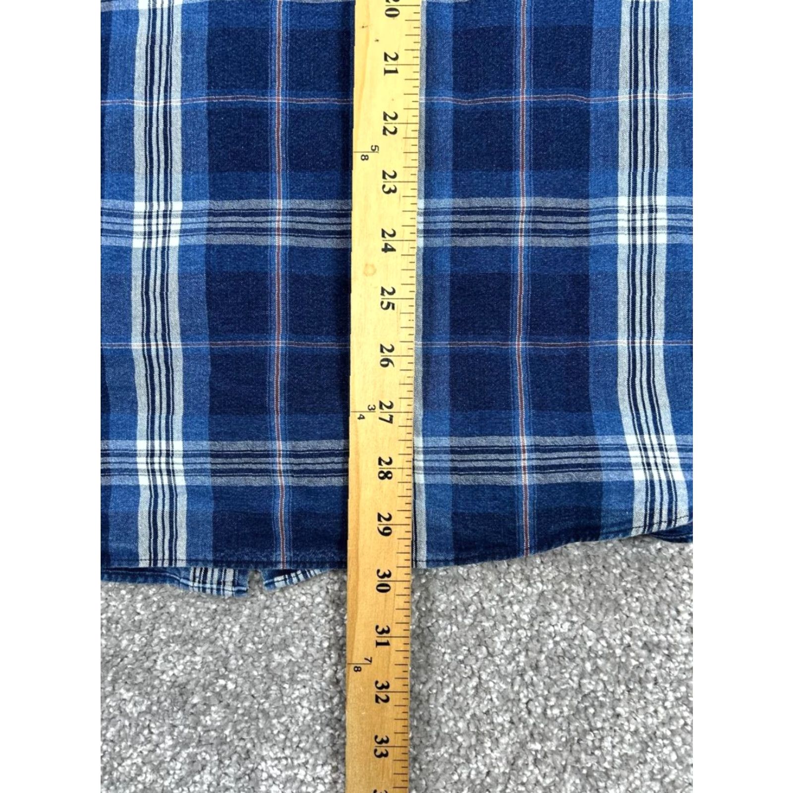 Brooks Brothers Brooks Brothers Plaid Flannel Shirt Mens XL Blue Cotton Button-Up Casual Size US XL / EU 56 / 4 - 8 Thumbnail