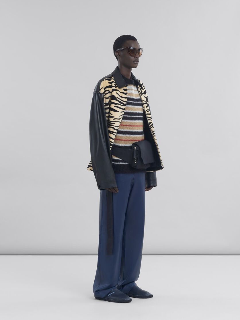 Marni o1f1d3z0326 Striped Brushed Mohair Jumper in Multicolor Size US L / EU 52-54 / 3 - 5 Thumbnail