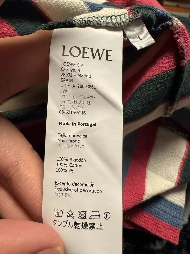 Loewe loewe Striped short sleeves 2504-Nextarrow Size US L / EU 52-54 / 3 - 4 Thumbnail
