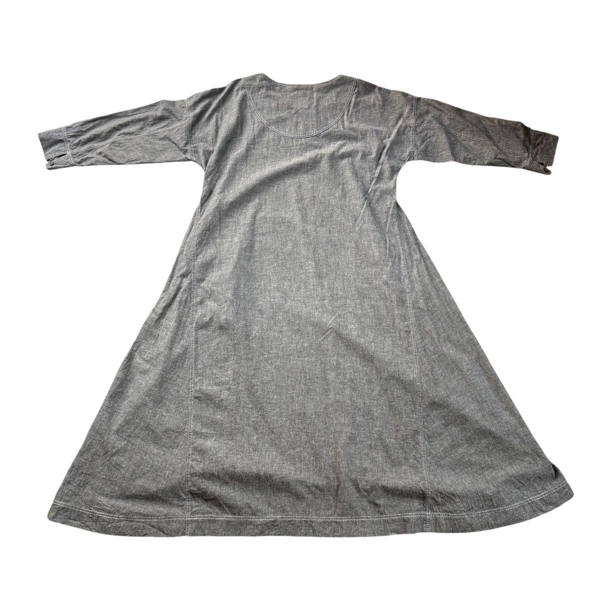 Playstation Vintage Plantation Issey Miyake Dress Linen Maxi Grey Size M / US 6-8 / IT 42-44 - 1 Thumbnail