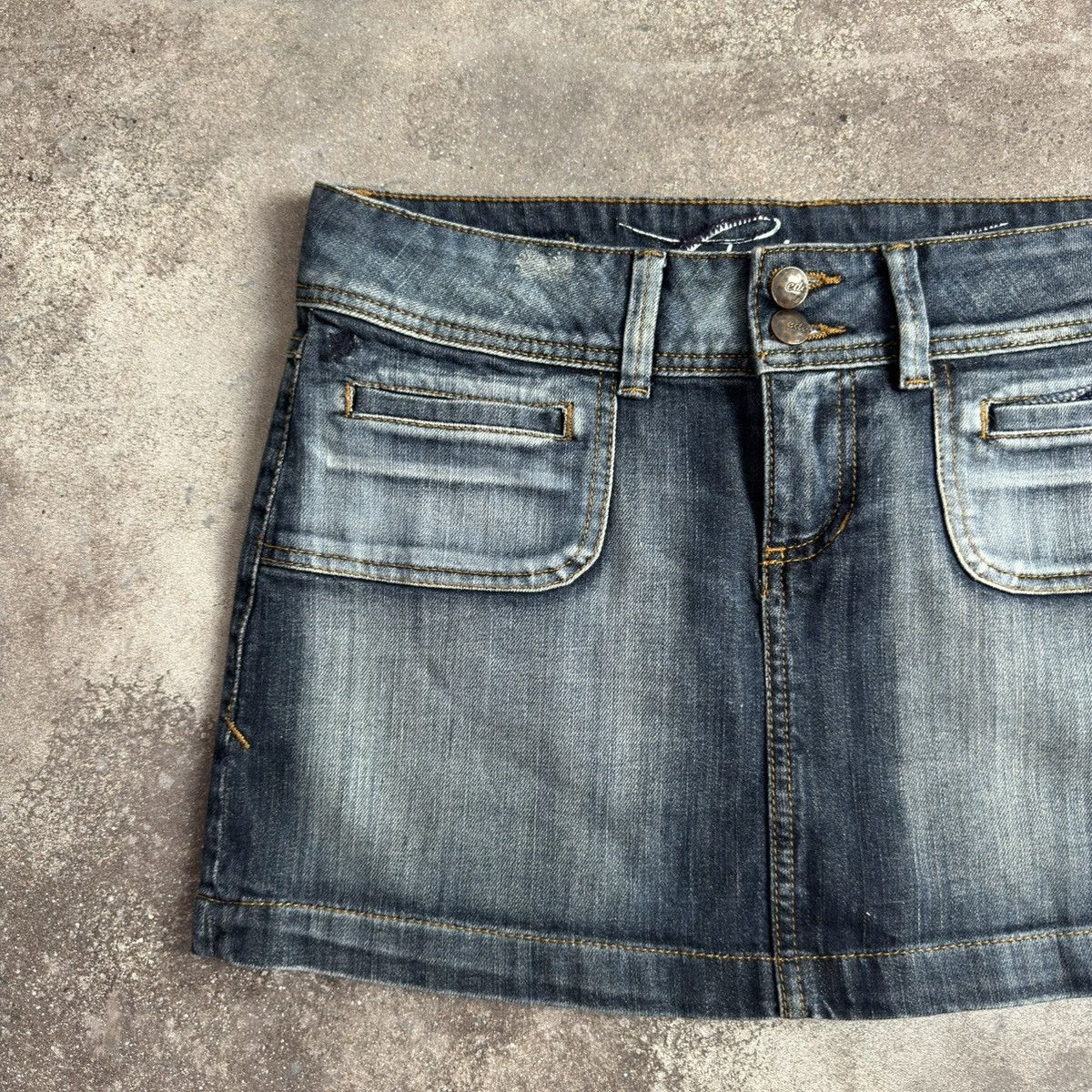 Hysteric Glamour × Japanese Brand Avant Garde Multipocket Y2K Denim Skirt Size 32" / US 10 / IT 46 - 3 Thumbnail