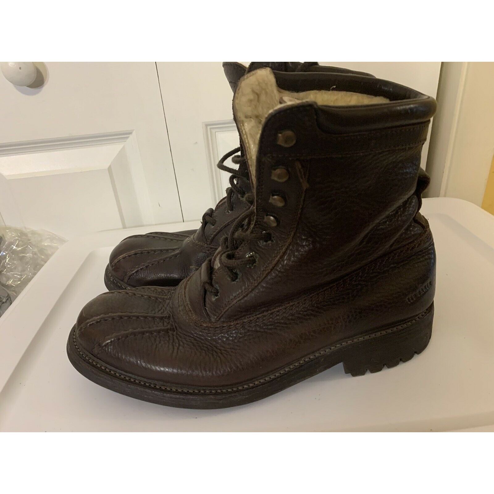 Ted Baker Boots ITSHIDE Commando Sole Size 10 Brown