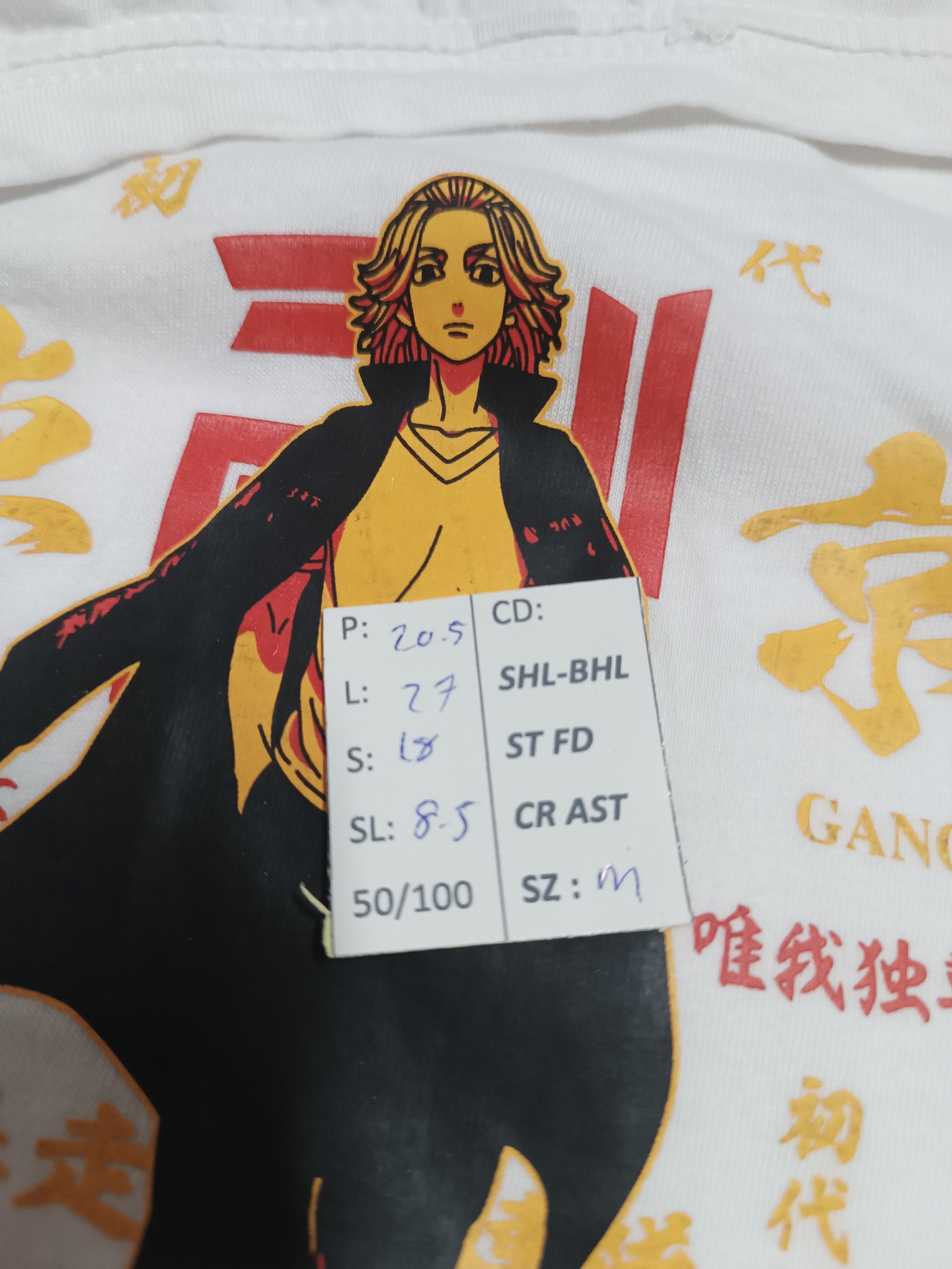 Anime VINTAGE TOKYO REVENGERS GANG MIKEY TOMAN TEE bleach naruto Size US M / EU 48-50 / 2 - 17 Thumbnail