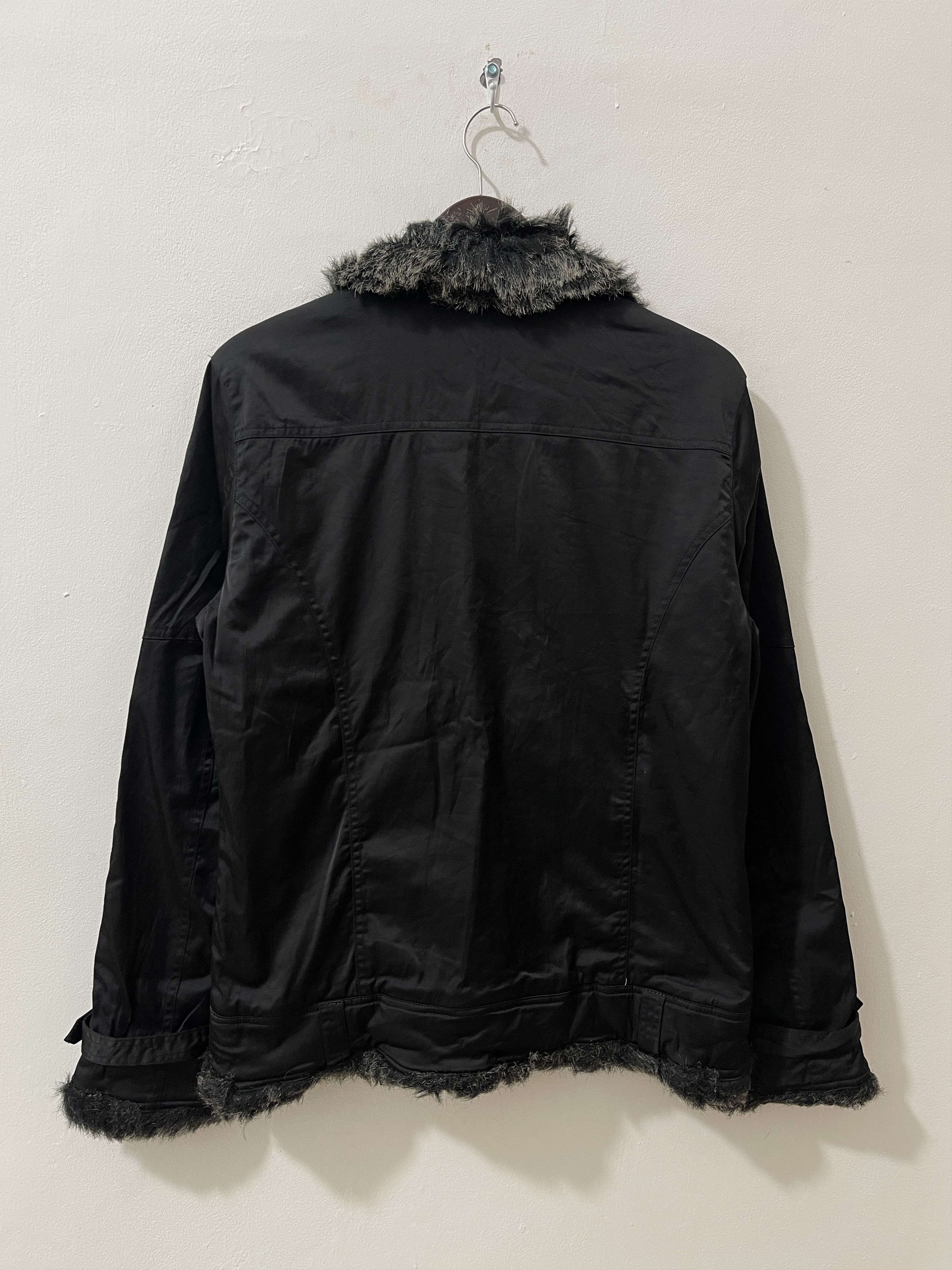Japanese Brand 2000s Slick Japan Arcive Fur Gothic Vkei Style Jacket Size US L / EU 52-54 / 3 - 6 Thumbnail