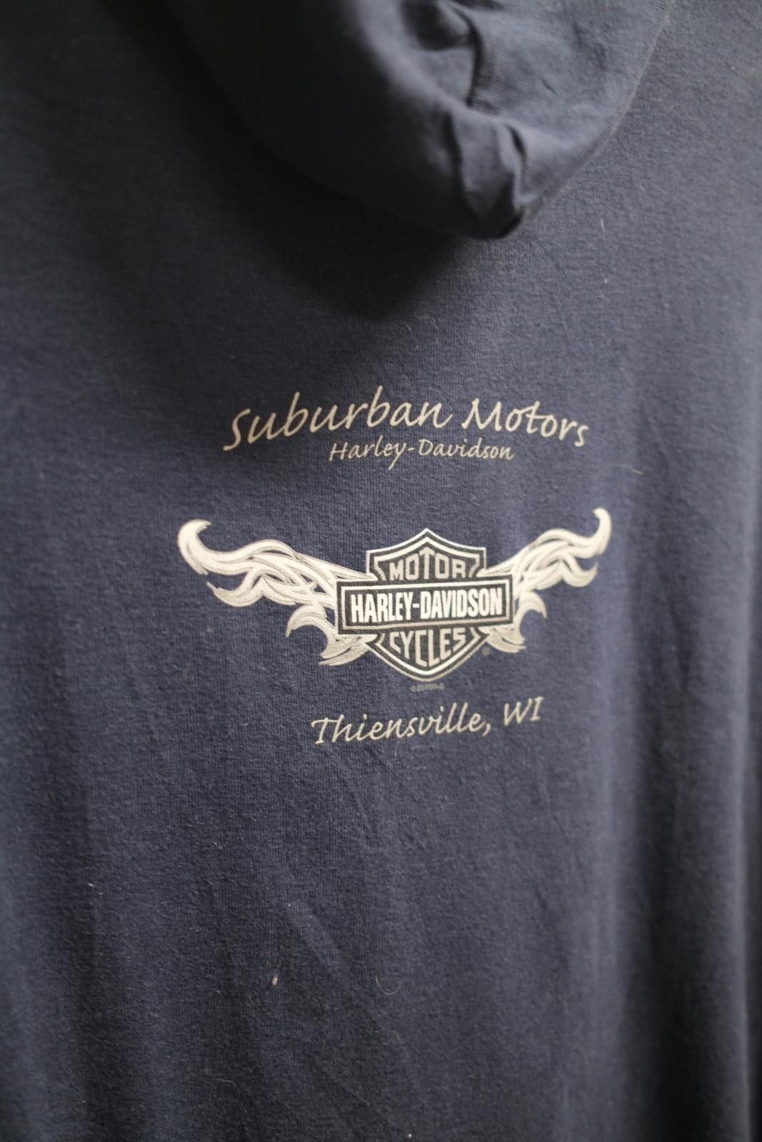 Harley Davidson 05' Harley Davidson Suburban Motors Thienville, WI Hoodie Size XXL / US 16-18 / IT 52-54 - 6 Thumbnail