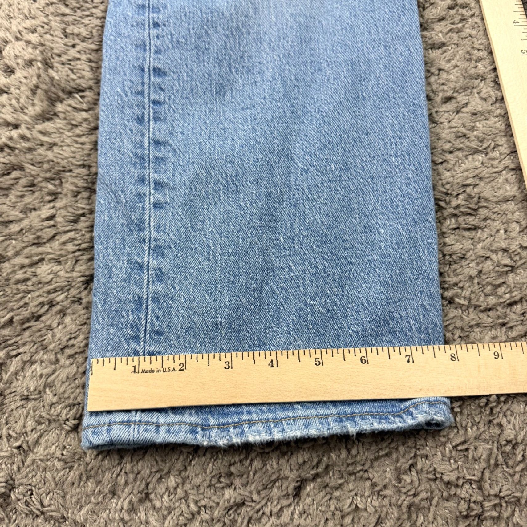 Levi's VINTAGE Levi's Ribcage Jeans Women 27 Regular High Rise Ankle Straight Denim Blue 26x27 Jeans Mens Girls Size 26" / US 2 / IT 38 - 7 Thumbnail