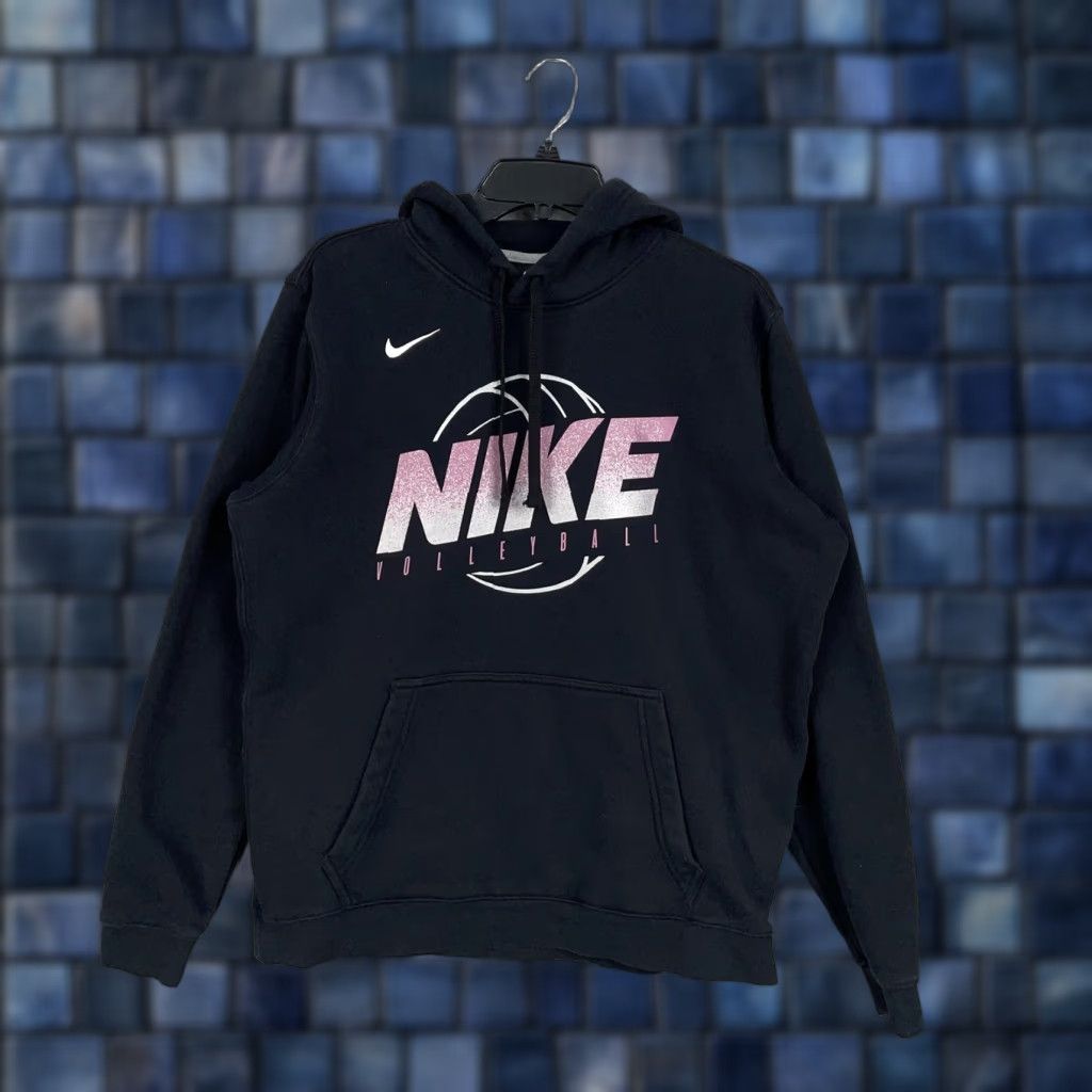 Nike Nike Hoodie Mens M Black Volleyball Graphic Pullover Fleece Sweatshirt Size US M / EU 48-50 / 2 - 1 Thumbnail