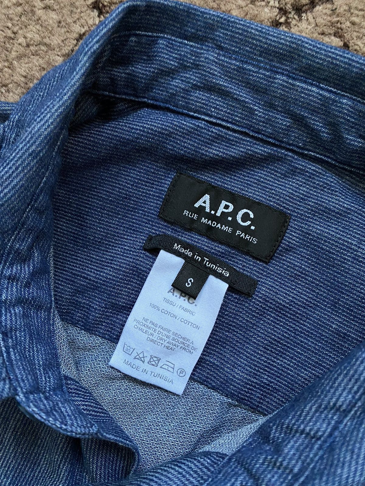 A.P.C. 🇫🇷Basic A.P.C. blue shirt old money Size US S / EU 44-46 / 1 - 5 Thumbnail