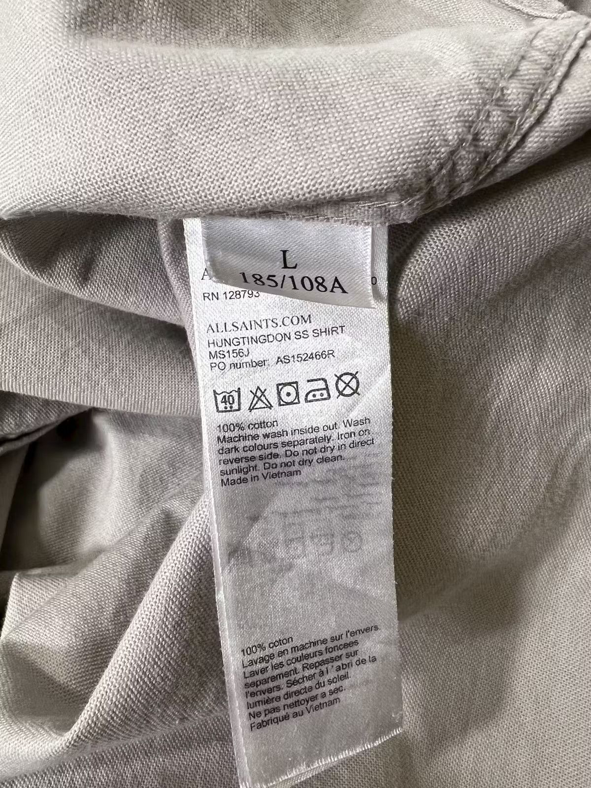20471120 × Allsaints × Designer All Saints hungtingdon ss shirt Size US L / EU 52-54 / 3 - 4 Thumbnail