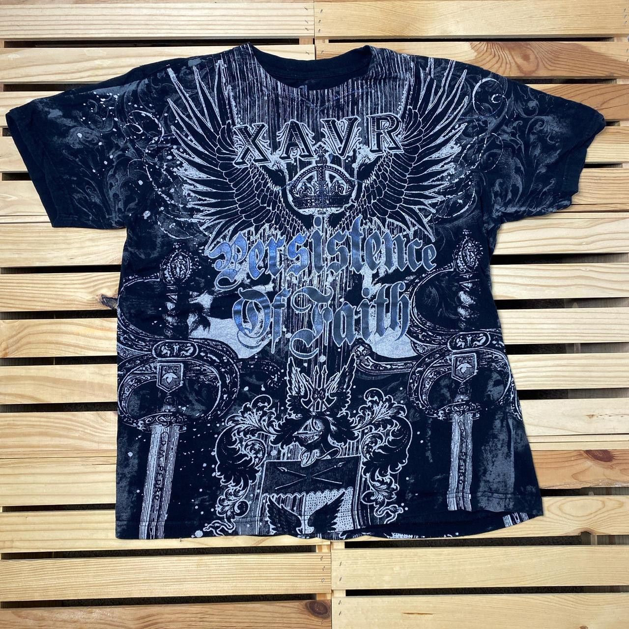 Other Black Brand Swords & Wings Black AOP Y2K Tee Size Large Size US L / EU 52-54 / 3 - 1 Thumbnail