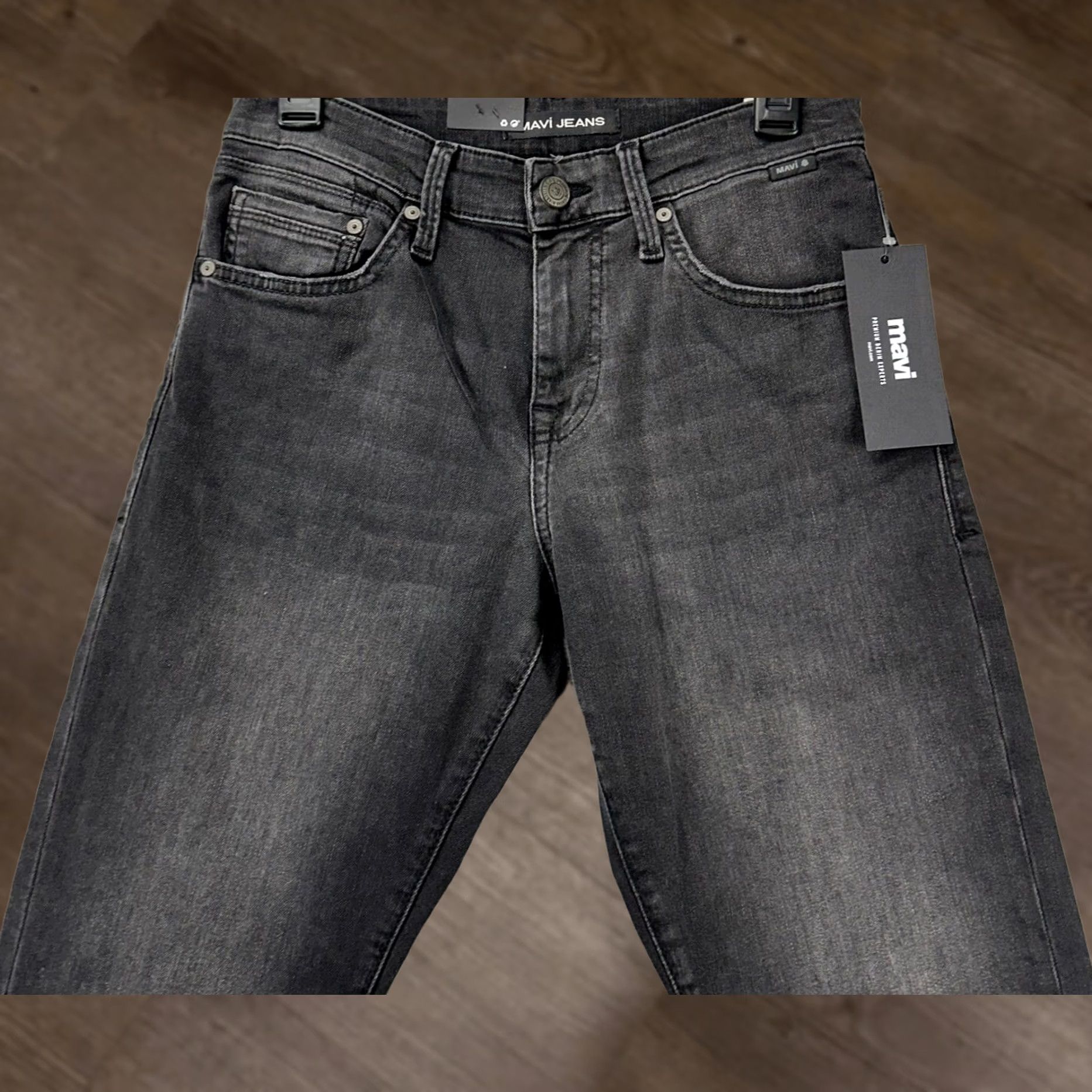 Mavi Mavi Matt Jeans Mens 28X32 Grey Relaxed Fit Straight Leg Denim NEW 5-Pocket Cotton Spandex Charcoal Wash Mens Jeans 28 Size US 28 / EU 44 - 1 Thumbnail