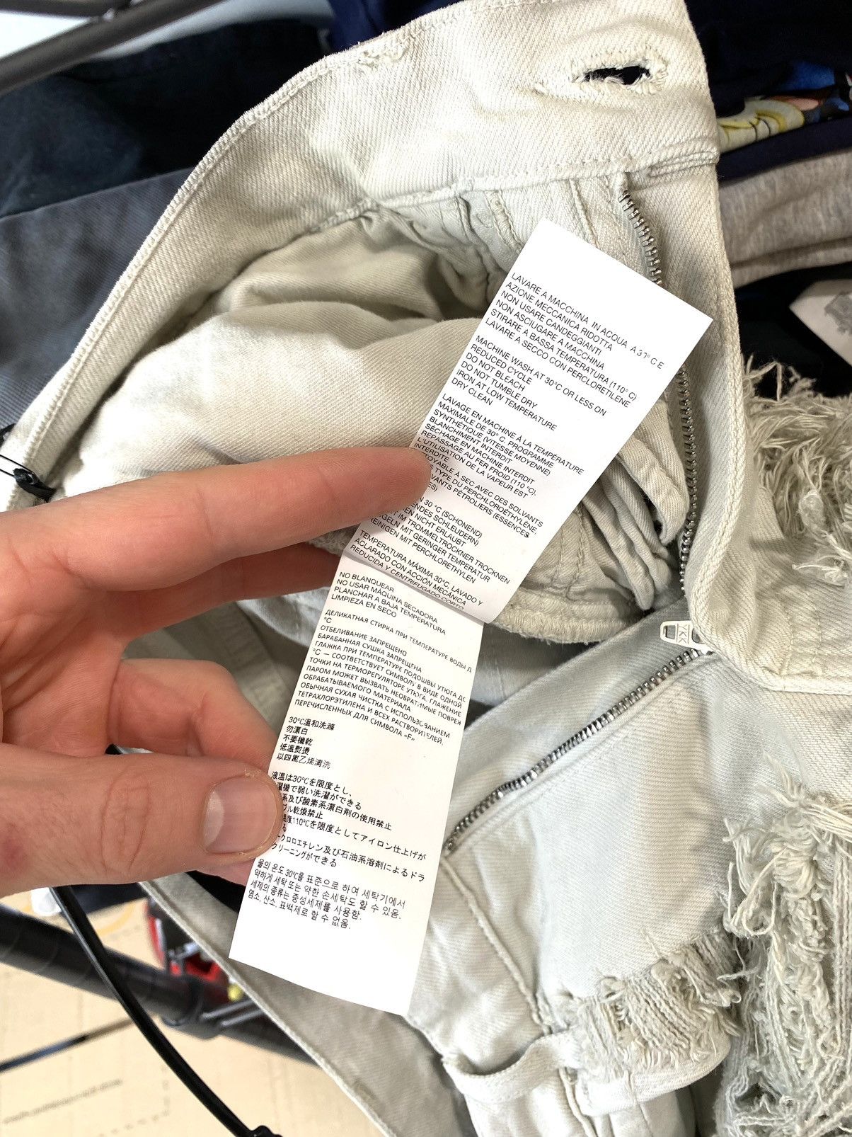 1017 ALYX 9SM Alyx Blackmeans Denim Pants Distressed Size US 32 / EU 48 - 25 Thumbnail