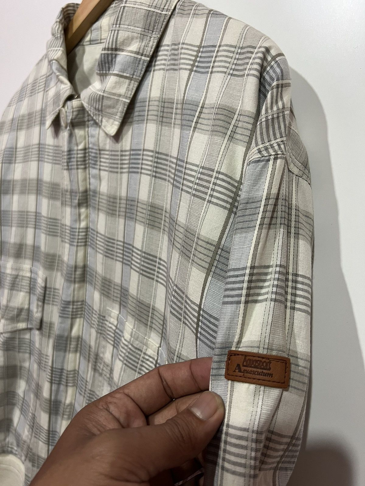 Aquascutum 🔥 REVERSABLE BOMBER AQUASCUTUM SPORT PLAID JACKET - M Size US M / EU 48-50 / 2 - 9 Thumbnail