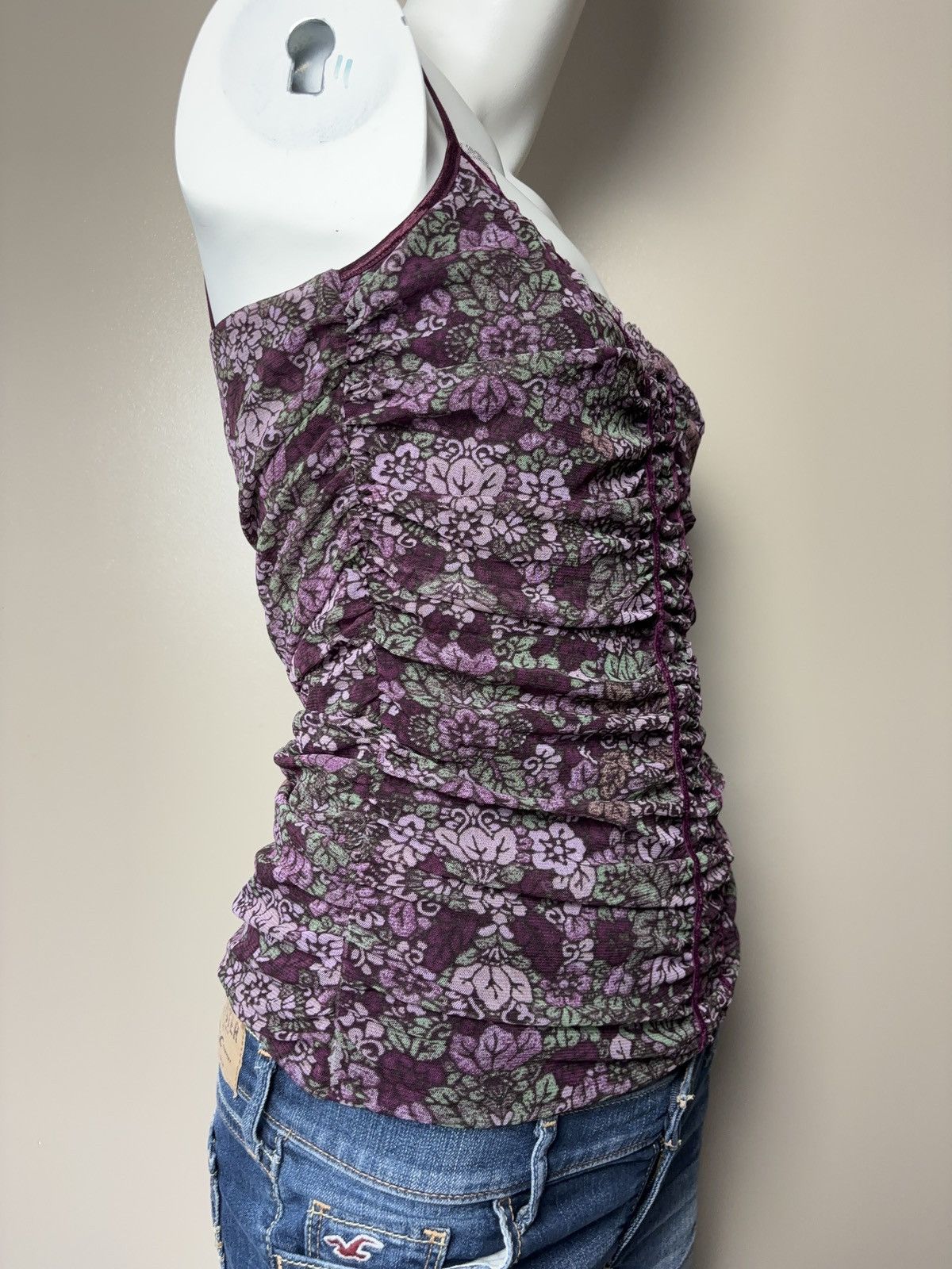 Vintage Mesh floral vintage ruffles tank top Size M / US 6-8 / IT 42-44 - 5 Thumbnail