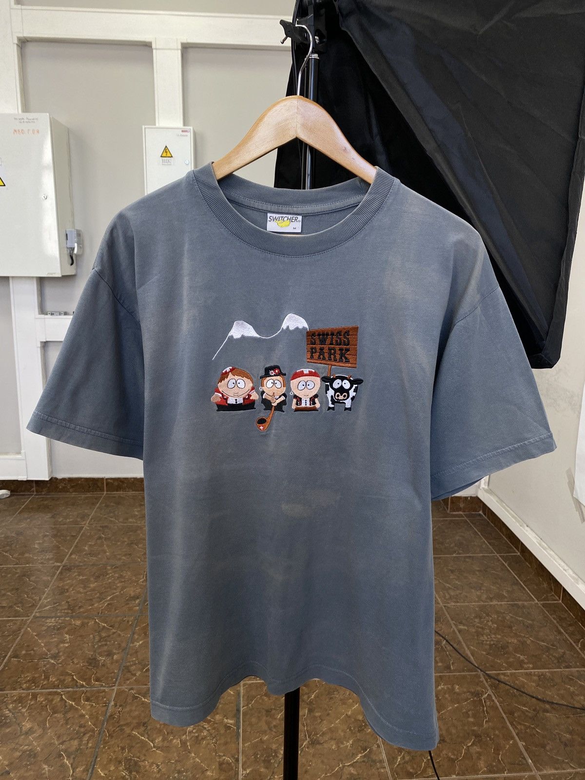 Cartoon Network × Vintage Vintage 90s South Park Swiss Park TV Show Comedy Central Size US M / EU 48-50 / 2 - 1 Thumbnail