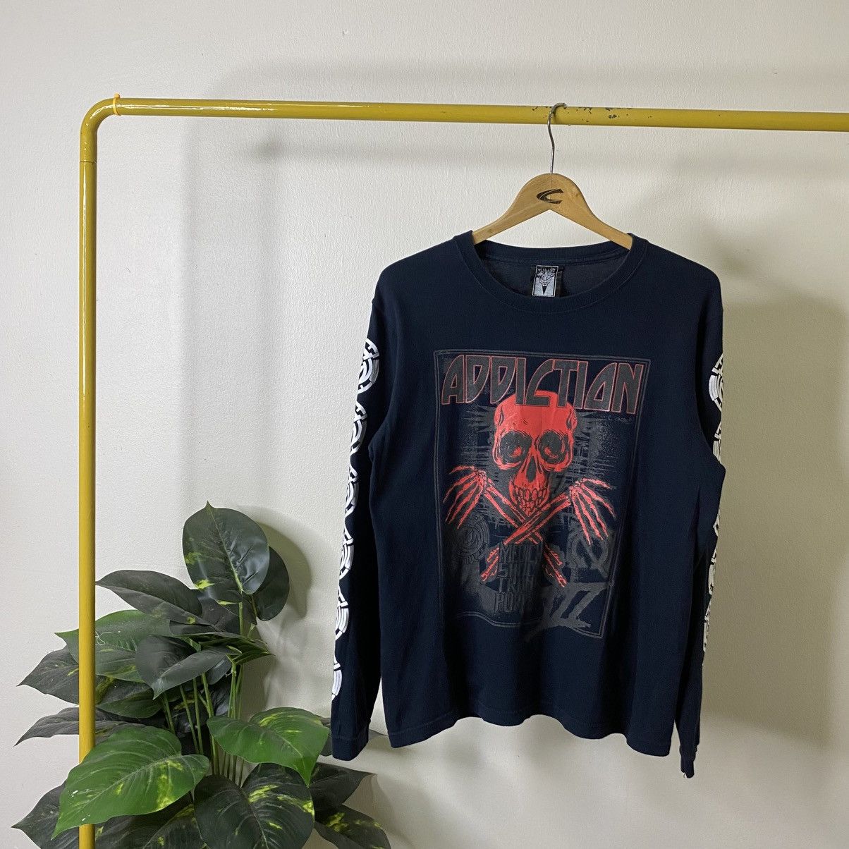 Hex Antistyle Psykick Entry Skulls Addiction Cyber Gothic Punk LS T Shirt Size US M / EU 48-50 / 2 - 1 Thumbnail