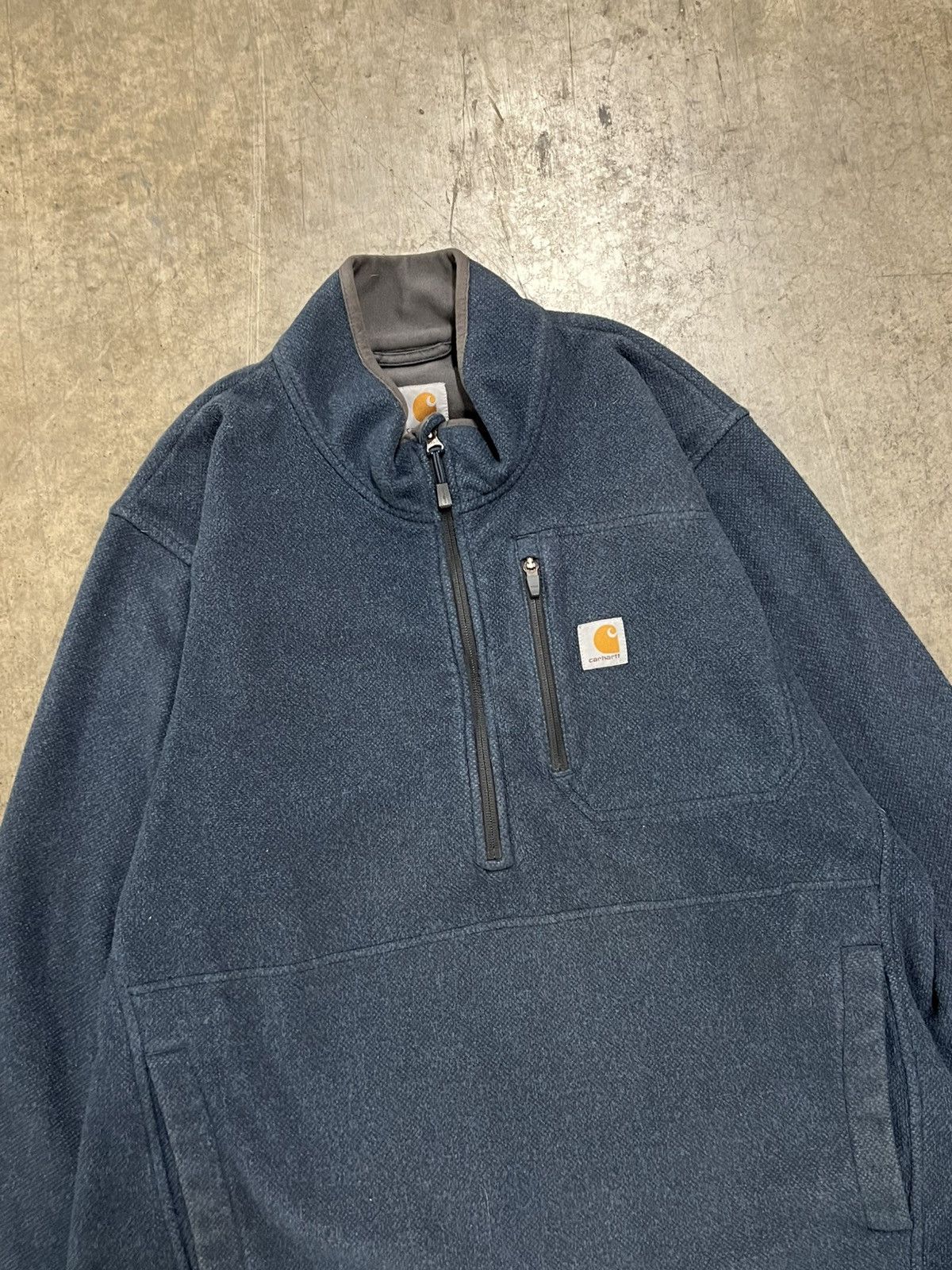 Carhartt × Vintage Carhartt fleece jacket lightweight streetwear hype outdoors Size US XL / EU 56 / 4 - 4 Thumbnail