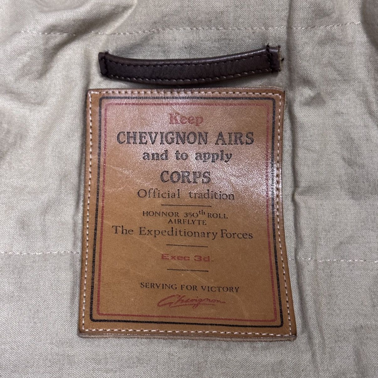 Chevignon Vintage Chevignon Leather Bomber Jacket Aviator Flight A-2 Size US M / EU 48-50 / 2 - 15 Thumbnail