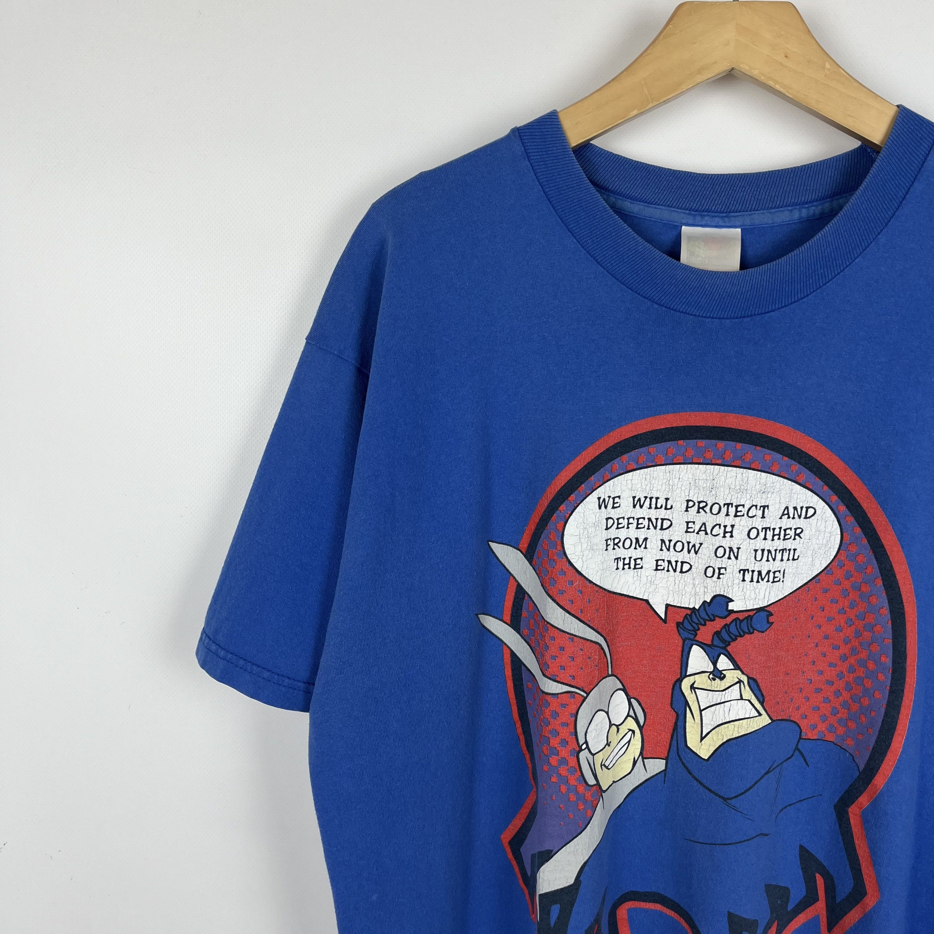 Cartoon Network Vintage The Tick Cartoon Comics T Shirt 1998 Size US XL / EU 56 / 4 - 5 Thumbnail