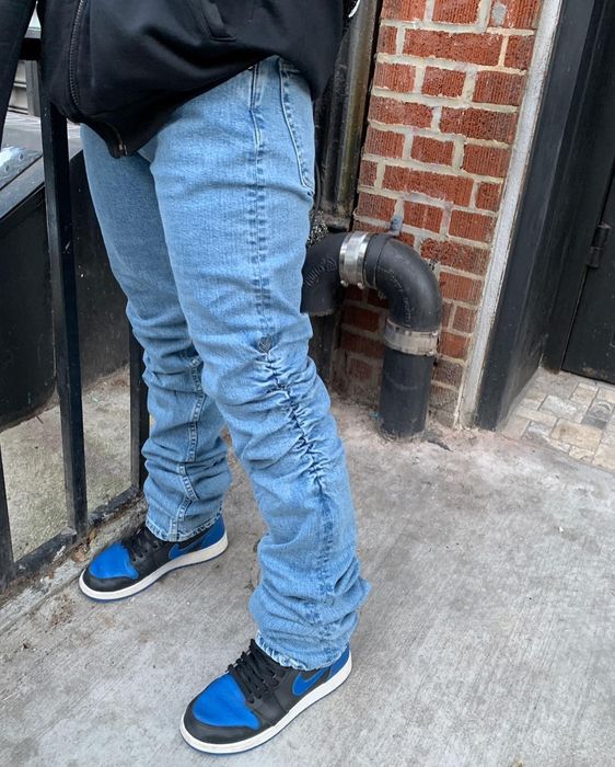 Vlone Vlone Stacked Runway Jeans | Grailed