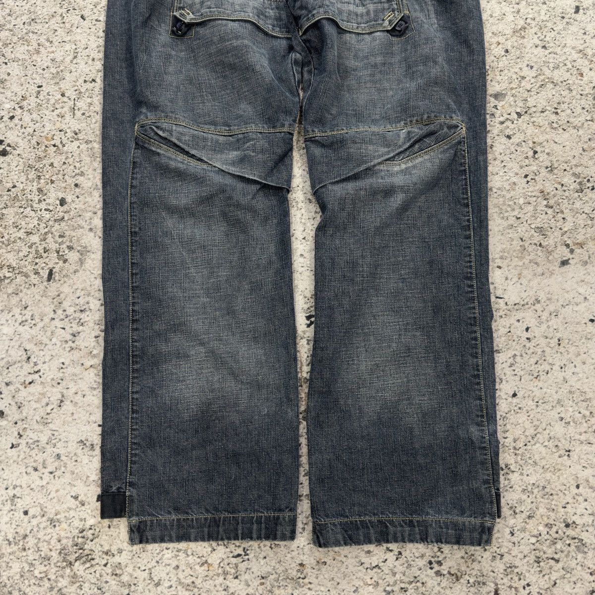 Marithe + Francois Girbaud 90s Y2K Marithe Francois Girbaud Cargo Jeans Skater Size US 34 / EU 50 - 4 Thumbnail