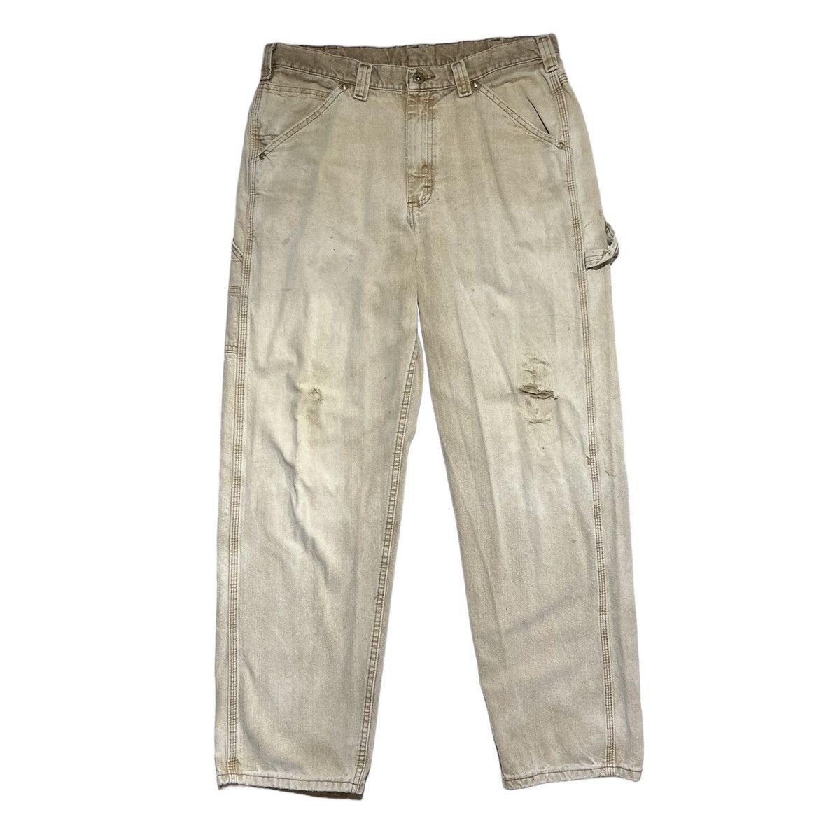 Lee Beautifully Faded Carpenter Pants Size US 34 / EU 50 - 3 Thumbnail