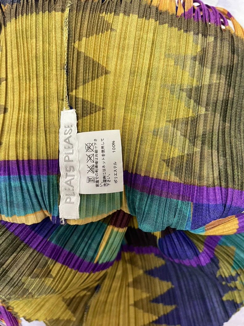 Issey Miyake issey miyake size:4 Multicolored fringed top 2506-Nextarro Size XXS / US 00 / IT 34 - 4 Thumbnail