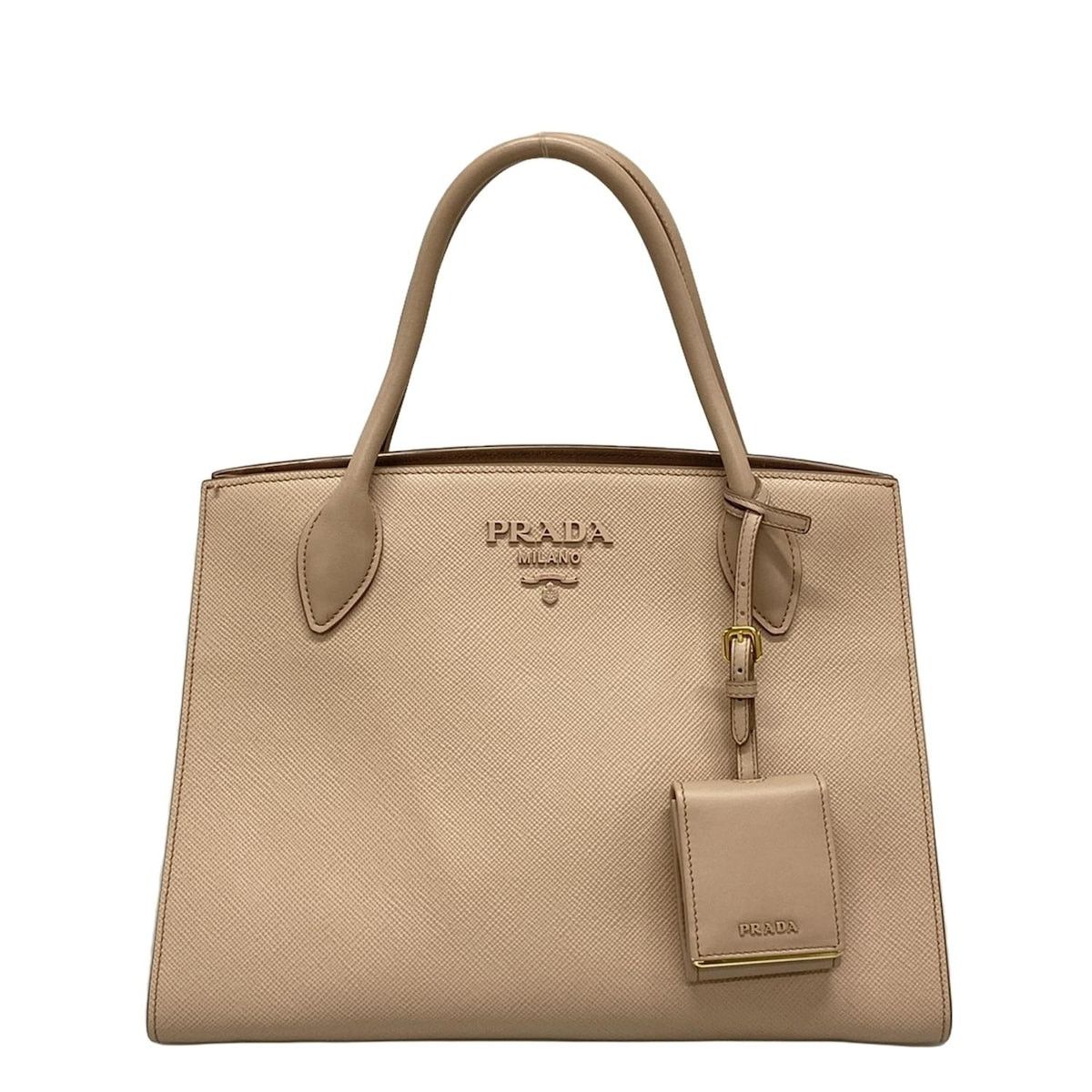 Prada PRADA Monochrome Tote Bag 1BA155 Size ONE SIZE - 1 Thumbnail