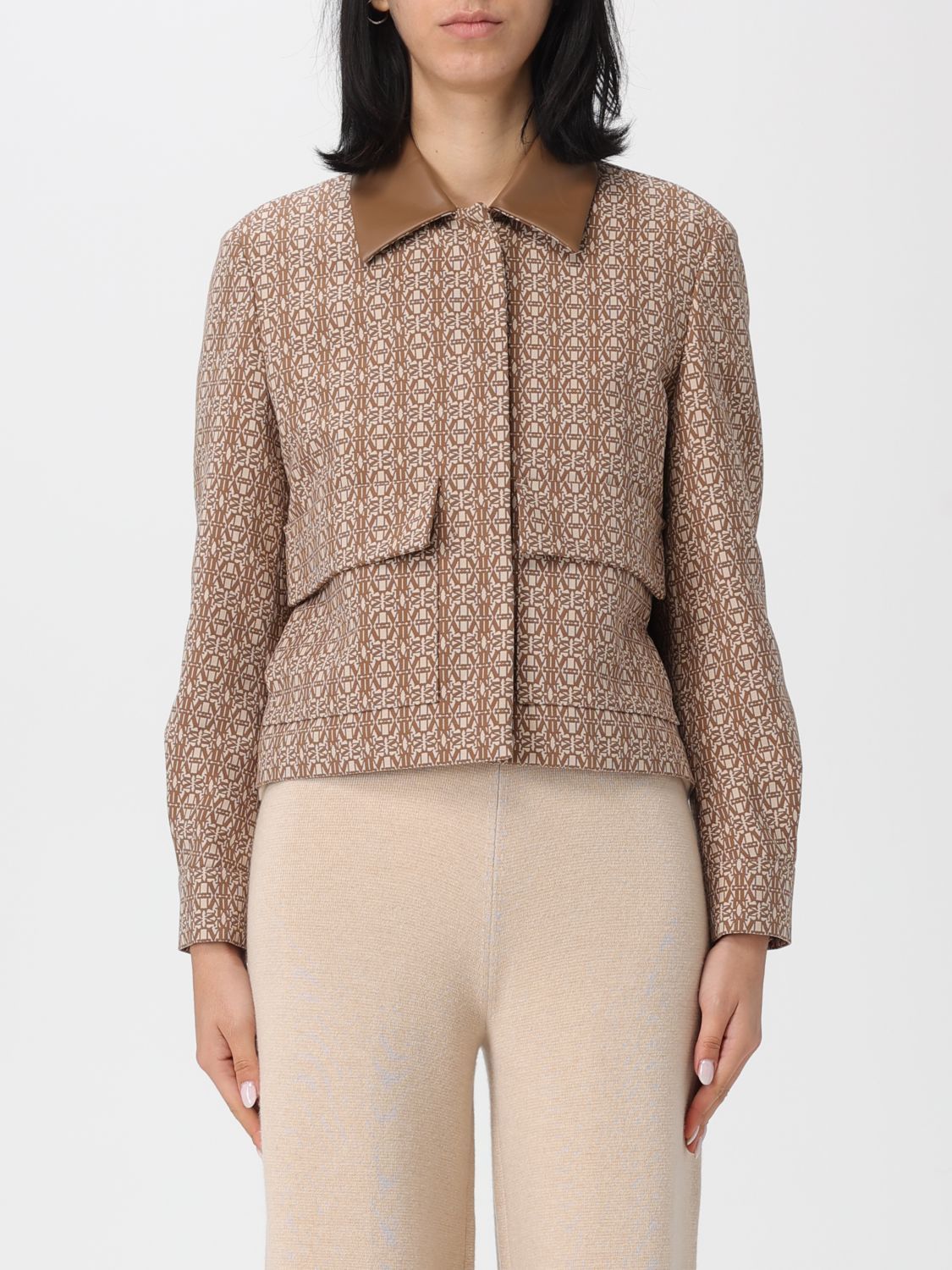 Max Mara Max Mara Jacket Woman Camel Size M / US 6-8 / IT 42-44 - 1 Thumbnail