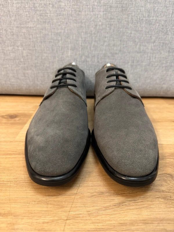 Ecco ECCO Citytray Derby Suede Grey Lace Ups 42 like new Size US 9 / EU 42 - 5 Thumbnail