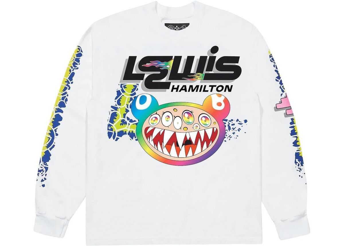 Takashi Murakami Takashi Murakami Lewis Hamilton Flame Out Longsleeve T-shirt Size US L / EU 52-54 / 3 - 1 Thumbnail
