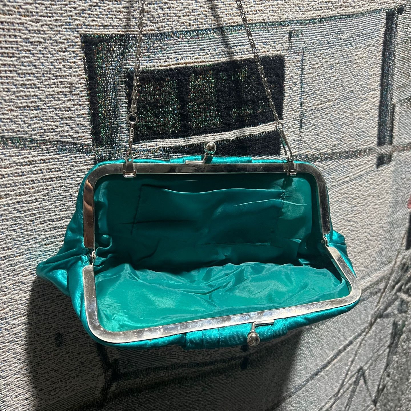 Vintage Coin Case Shoulder Bag Emerald Size ONE SIZE - 4 Thumbnail