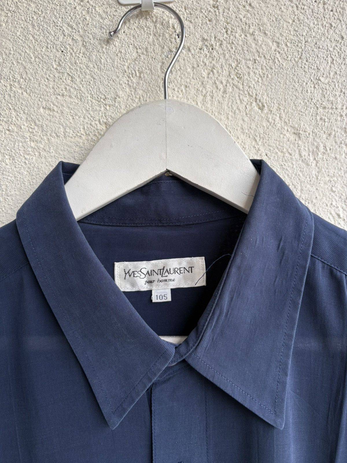 Yves Saint Laurent 90s Vintage Yves Saint laurent sifon shirt Size US XL / EU 56 / 4 - 4 Thumbnail