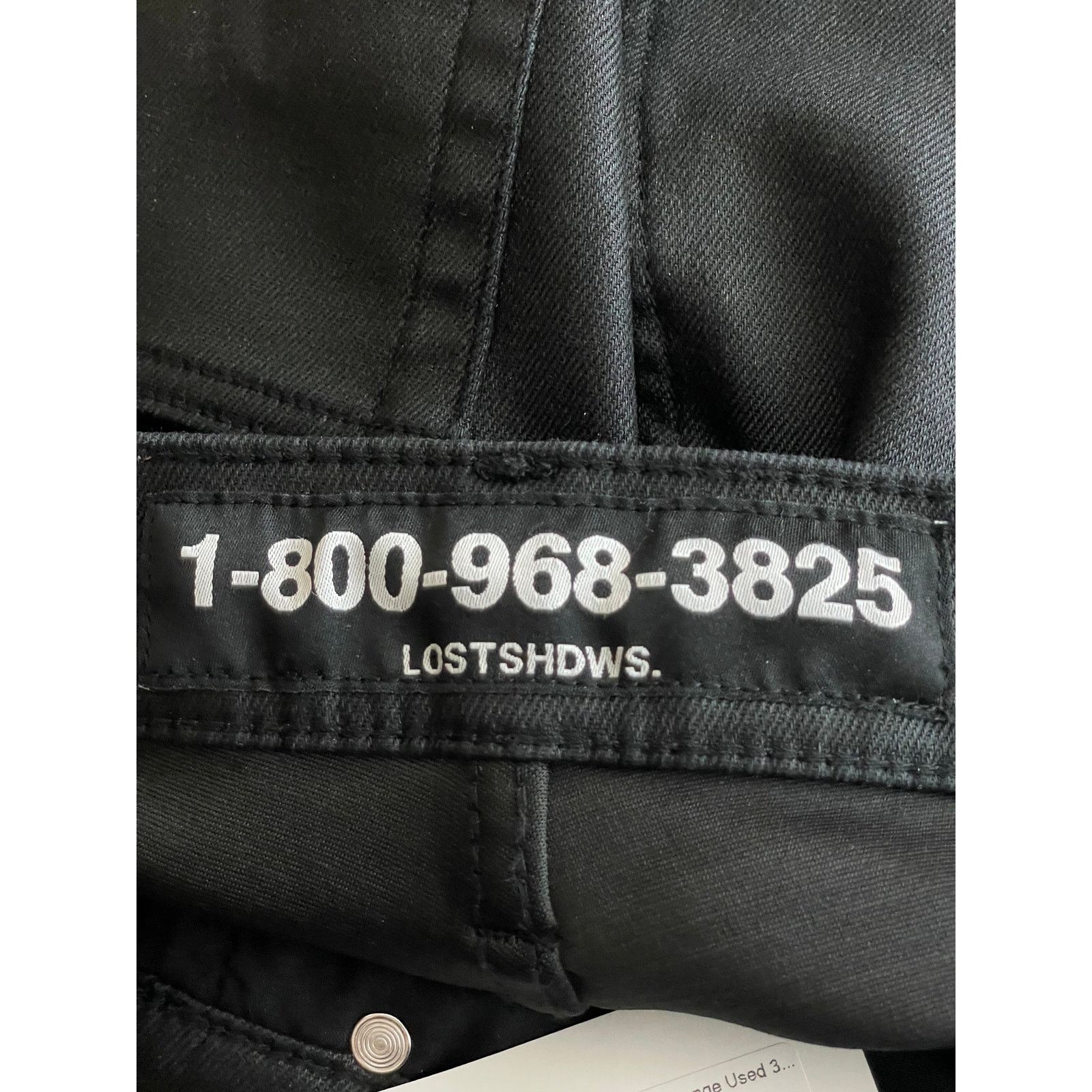 Other LOSTSHDWS Orange & Black Wax Jeans Size US 34 / EU 50 - 5 Thumbnail