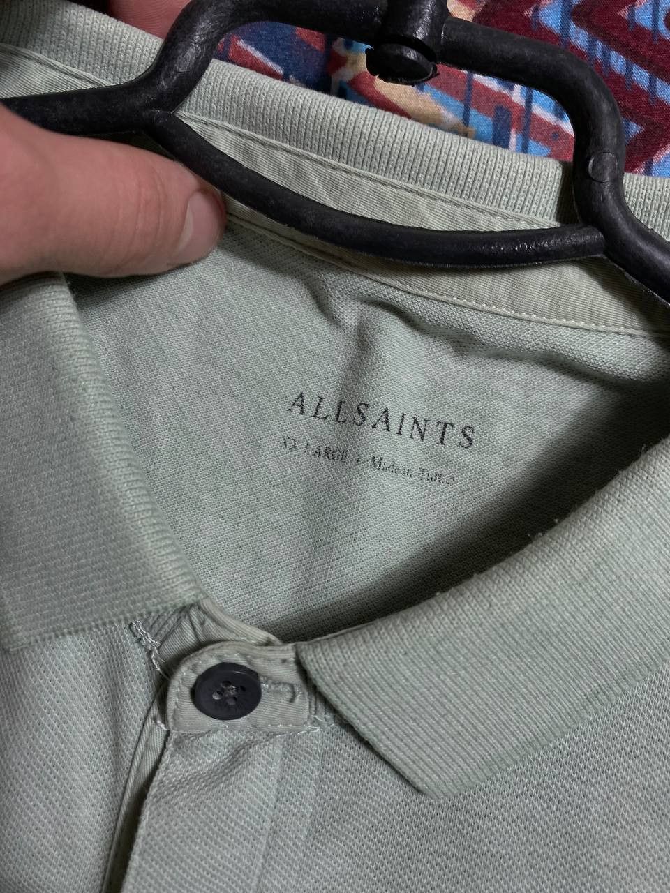 Allsaints × Vintage Allsaints Designer Luxury Polo Shirt Size US XXL / EU 58 / 5 - 2 Thumbnail