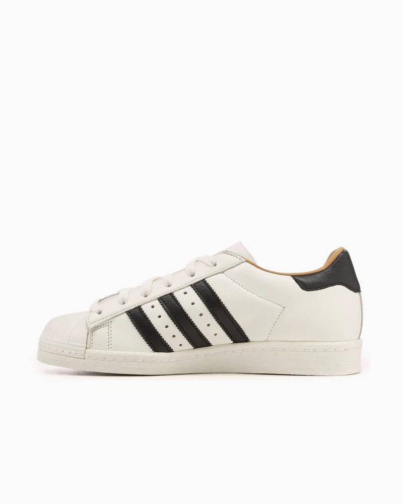 Adidas × JJJJound o1mle0426 Superstar 82 Low-Top Sneakers in Off-White/Black Size US 9 / EU 42 - 2 Thumbnail