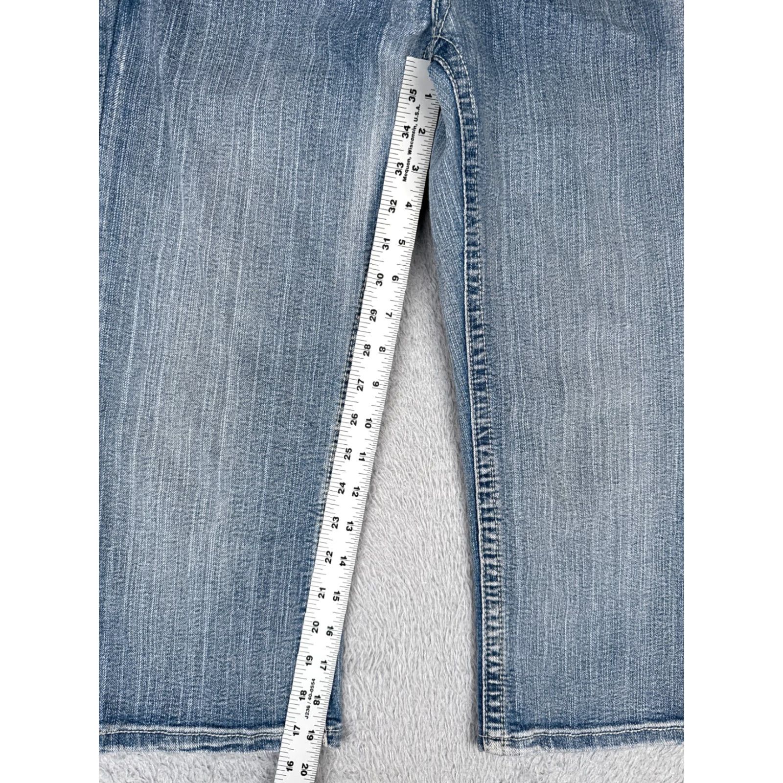 Vintage Suko Jeans Women 8 Blue Denim Crop Straight Leg Distressed 29x20 Regular 5-Pocket Design Jeans Womens Shirt? Size 30" / US 8 / IT 44 - 7 Thumbnail