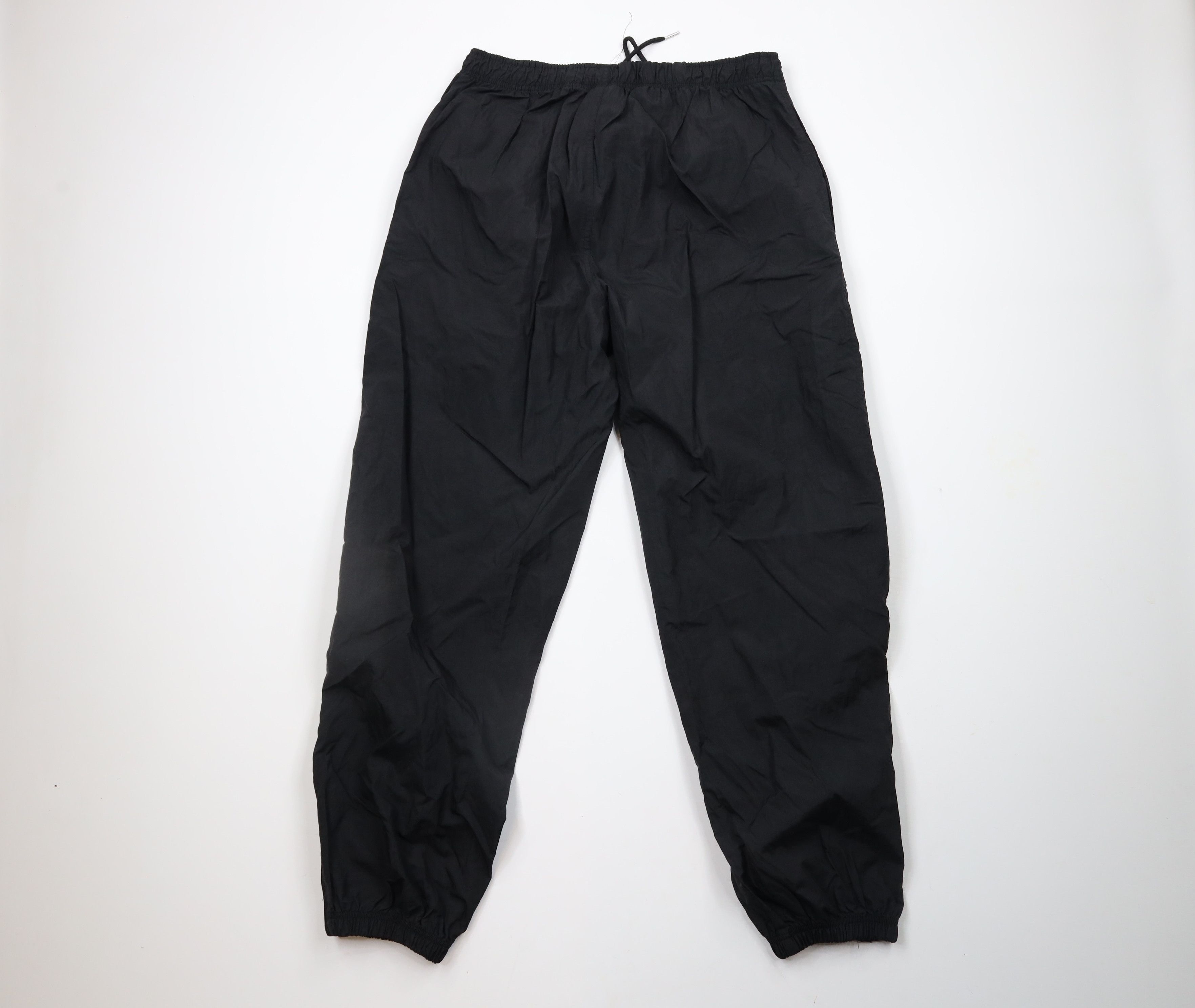 Reebok × Vintage Vintage 90s Reebok Nylon Windbreaker Joggers Pants Black Size US 36 / EU 52 - 9 Thumbnail