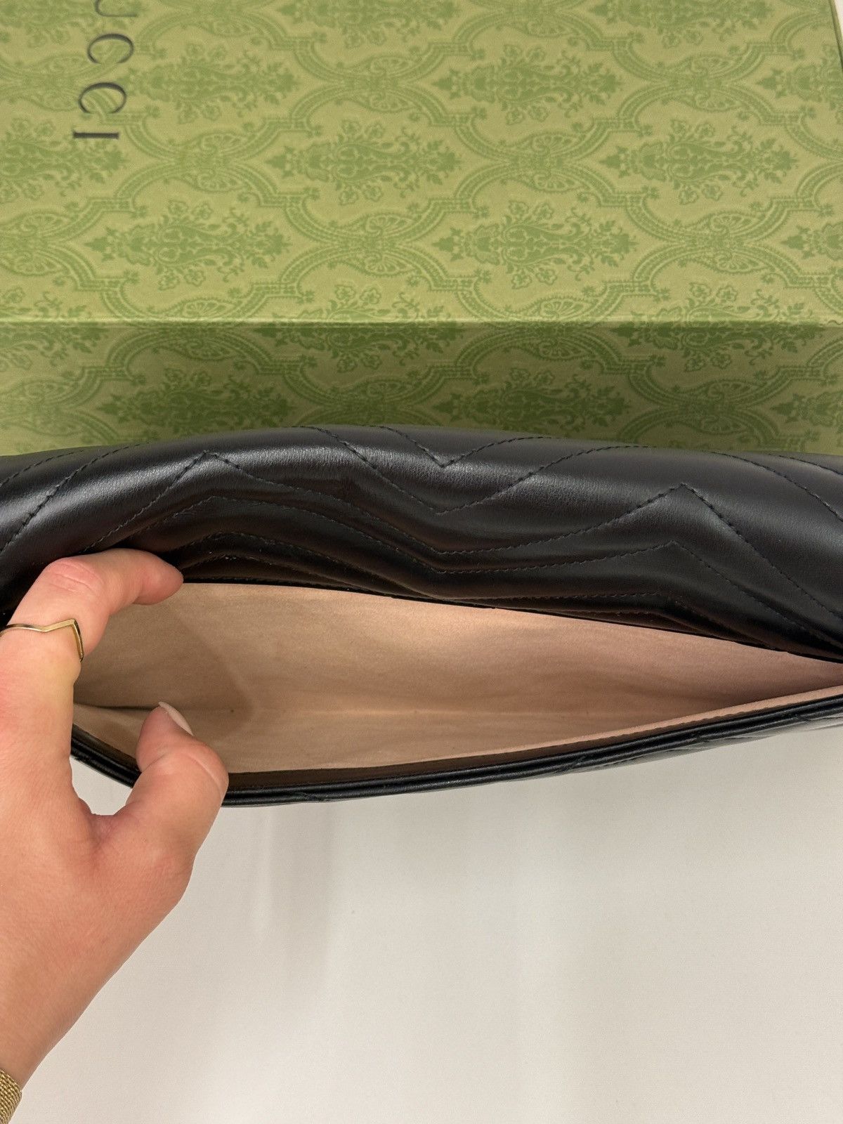 Gucci GUCCI Matelasse GG Marmont Clutch Bag Original luxury Size ONE SIZE - 5 Thumbnail