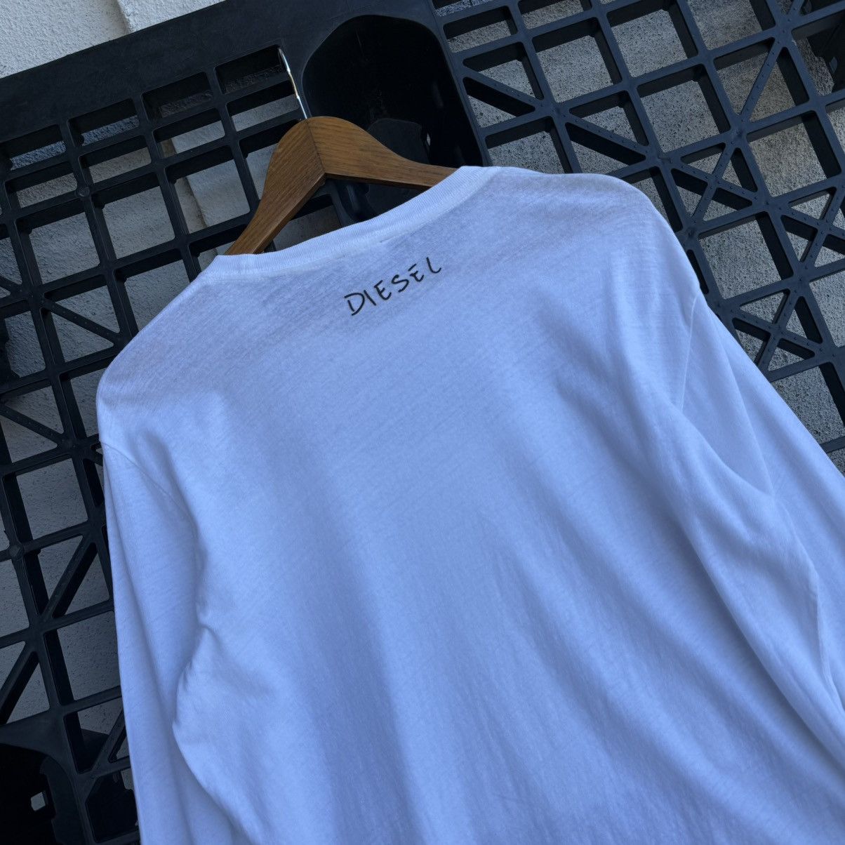 Diesel Diesel Font Wording Potrait Y2K Designer Tee Size US M / EU 48-50 / 2 - 11 Thumbnail
