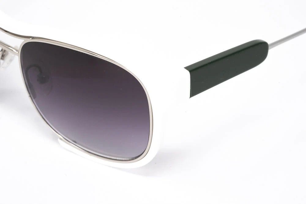 Sacai Sacai Square Aviator White and Gray Sunglasses Size ONE SIZE - 5 Thumbnail