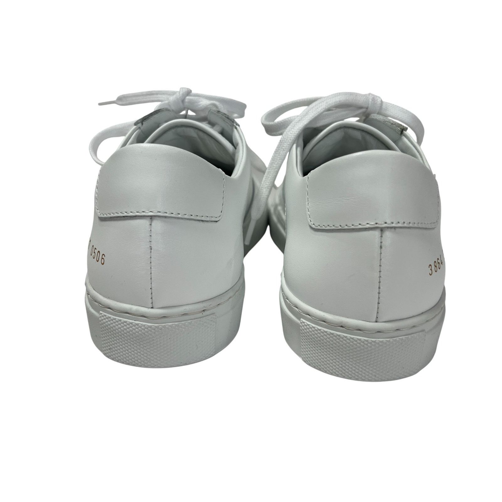 Common Projects Common Projects BBall Low White Leather Sneakers EU37 Size US 6.5 / IT 36.5 - 10 Thumbnail
