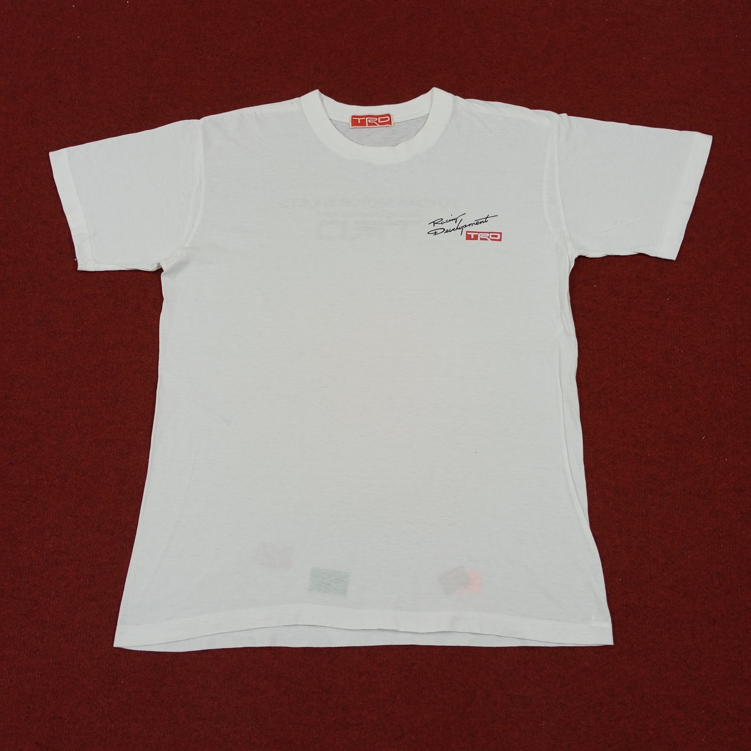 Japanese Brand × Vintage TRD Racing Development Toyota Motor Sports Tshirt Size US L / EU 52-54 / 3 - 3 Thumbnail