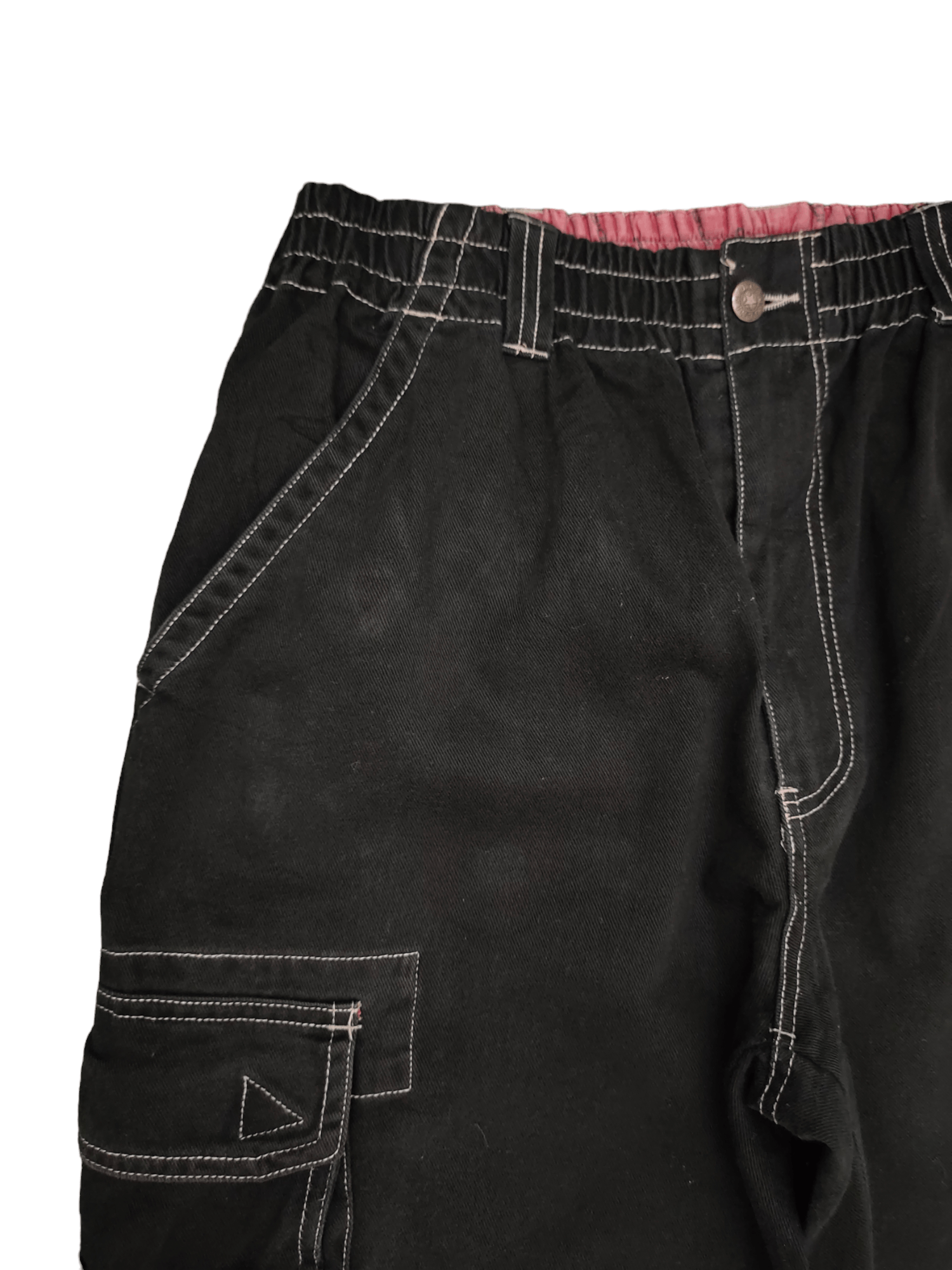 Hobo Baggy Jeans Hobo Multi Pocket Cargo Denim Wide Leg Jnco Size US 33 - 4 Thumbnail