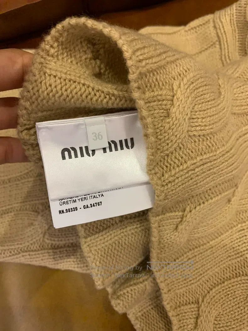 Miu Miu Miu Miu 36 Knitted sweater Size XS / US 0-2 / IT 36-38 - 6 Thumbnail